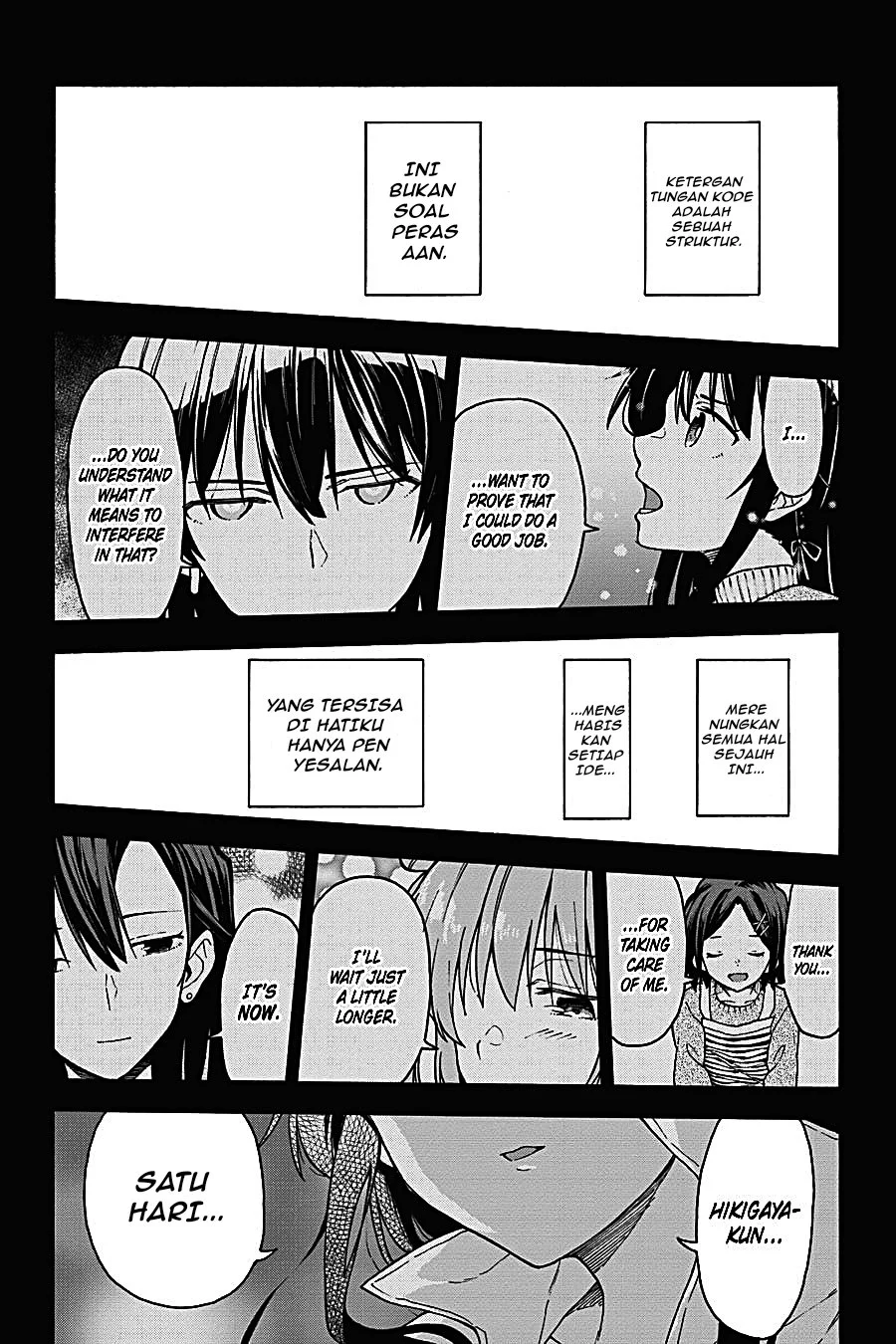 Yahari Ore no Seishun Love Come wa Machigatteiru @comic Chapter 93 Gambar 23