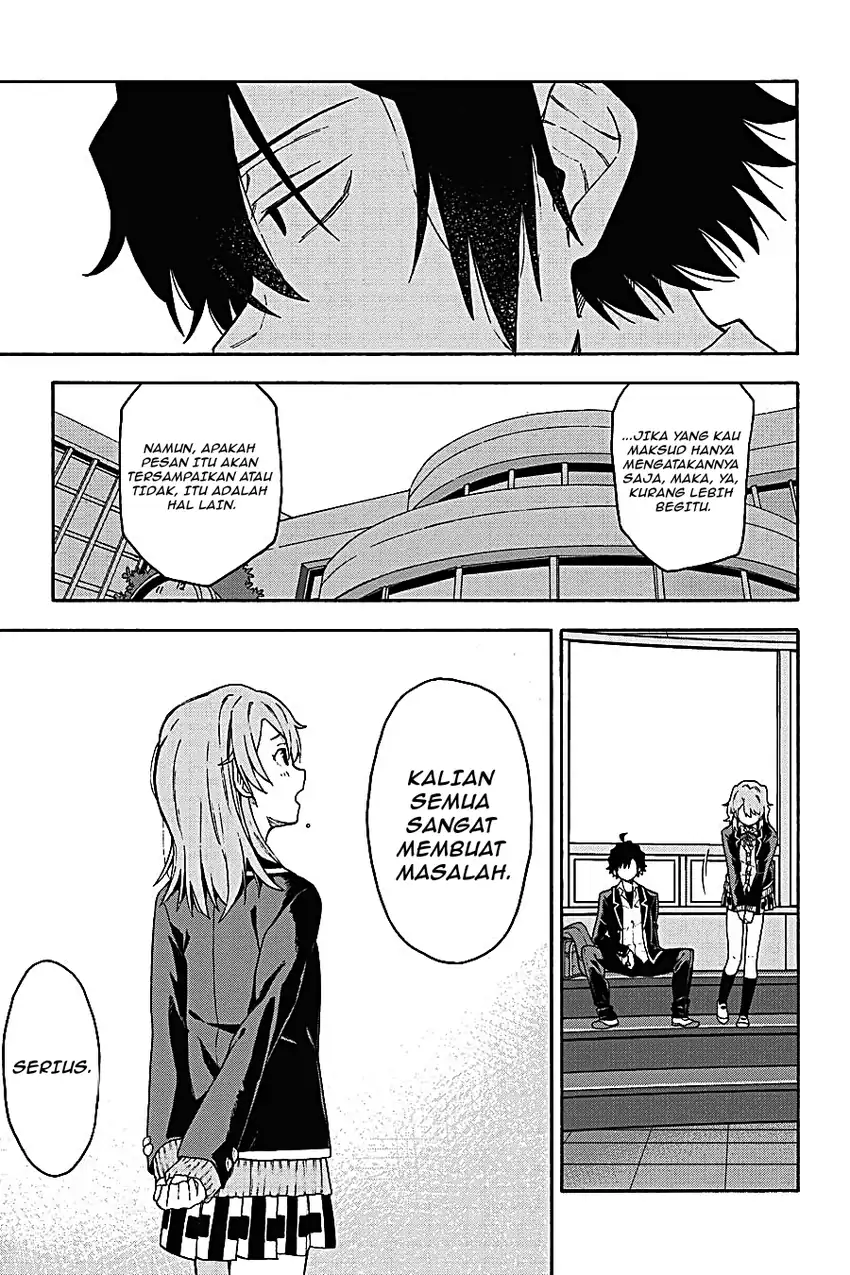Yahari Ore no Seishun Love Come wa Machigatteiru @comic Chapter 94 Gambar 27