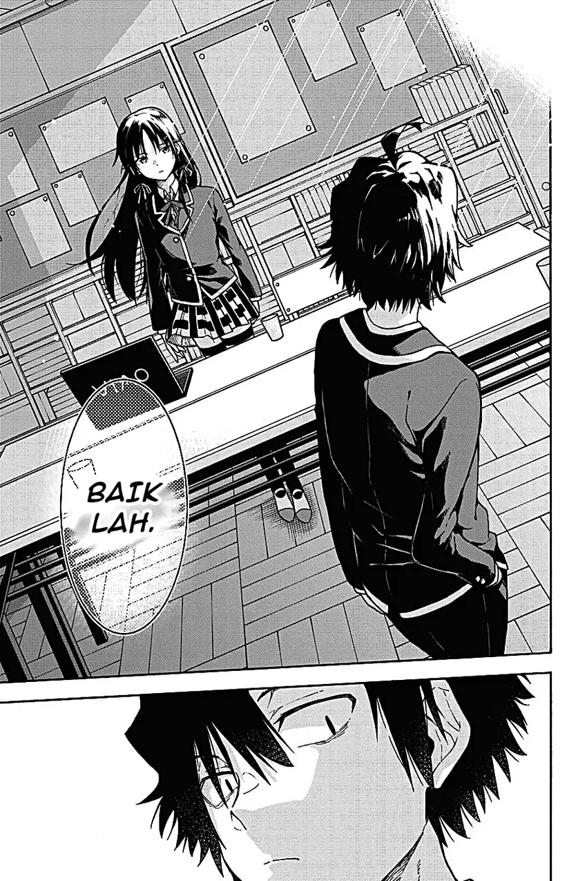 Yahari Ore no Seishun Love Come wa Machigatteiru @comic Chapter 95 Gambar 28