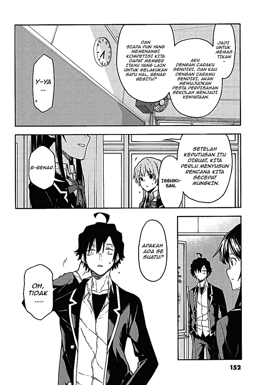 Yahari Ore no Seishun Love Come wa Machigatteiru @comic Chapter 95 Gambar 29