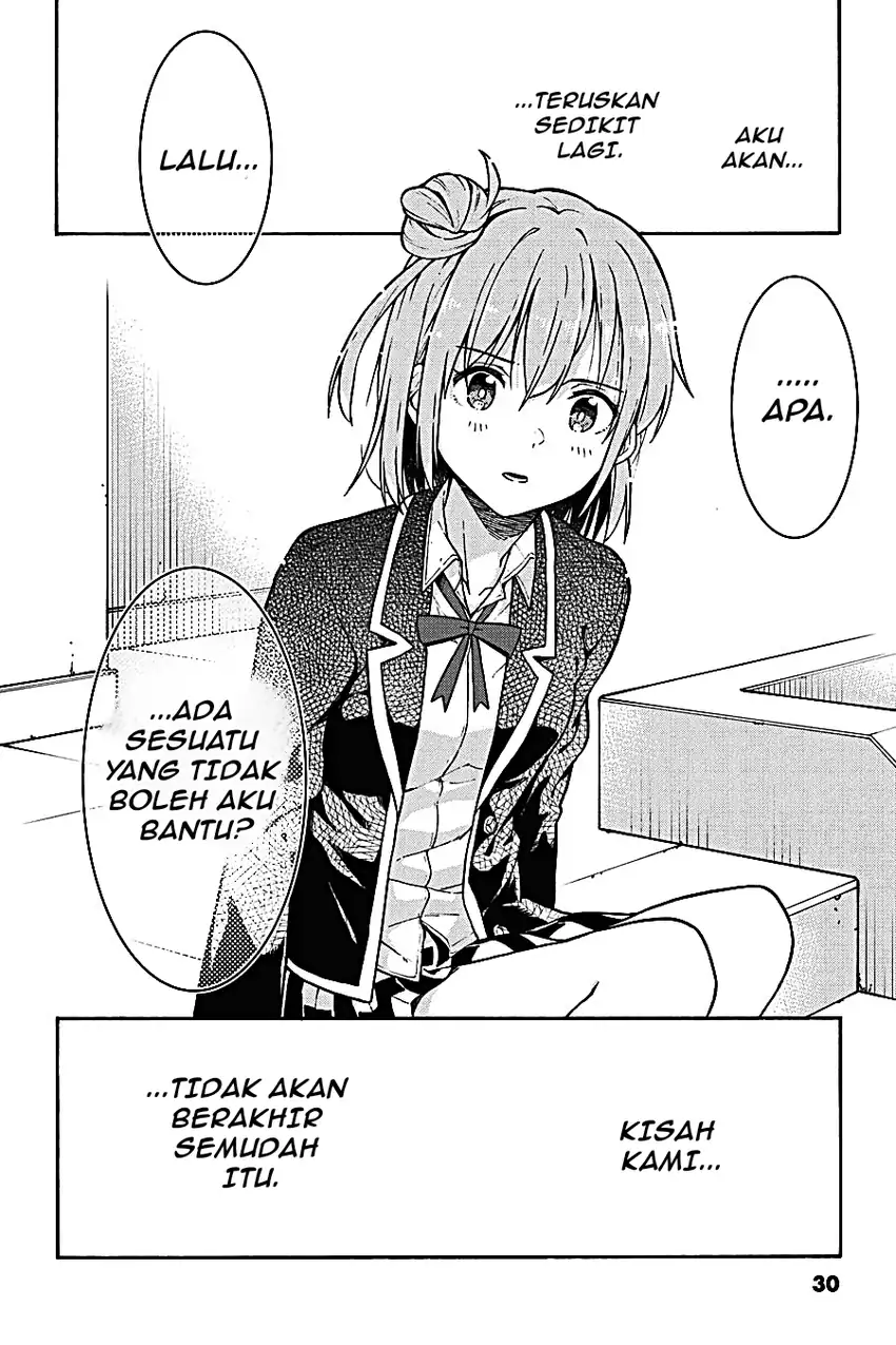 Yahari Ore no Seishun Love Come wa Machigatteiru @comic Chapter 96 Gambar 27