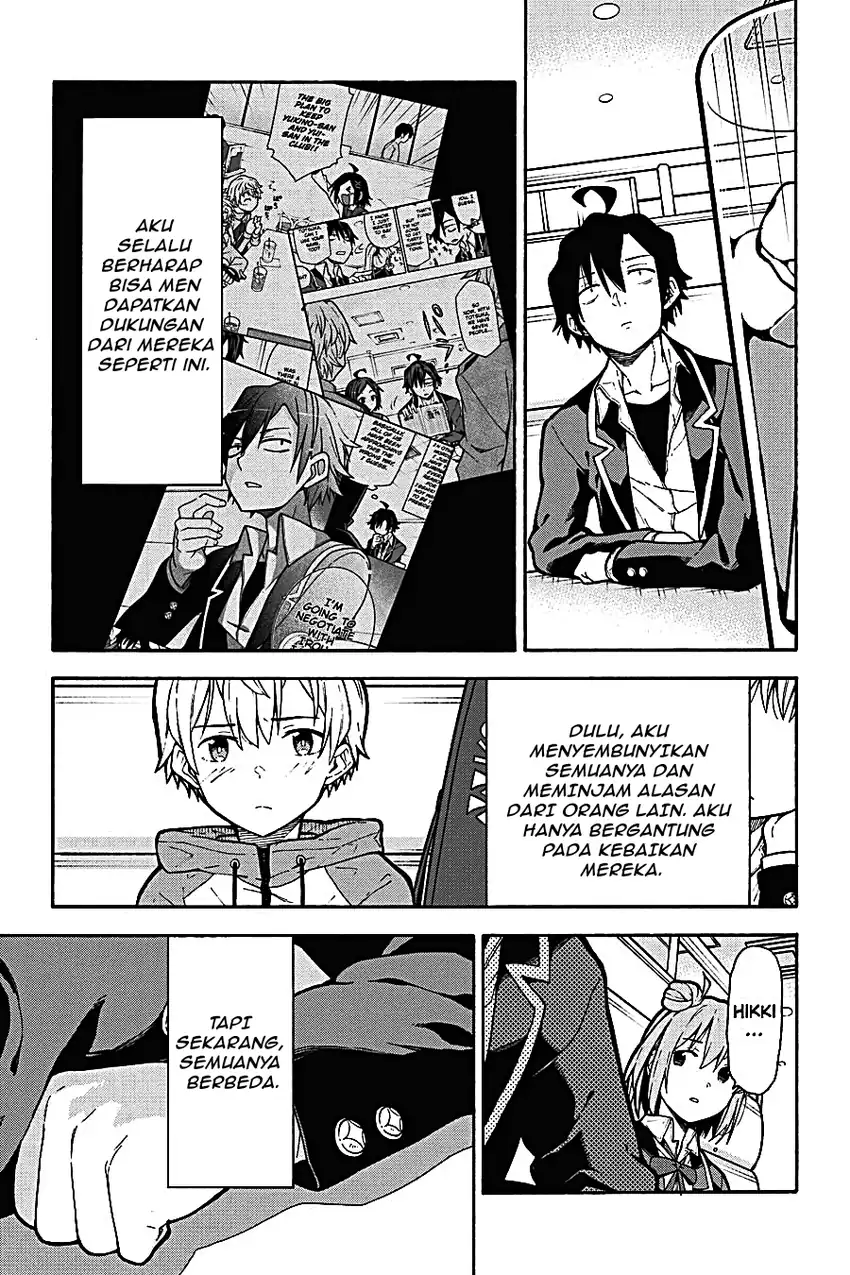 Yahari Ore no Seishun Love Come wa Machigatteiru @comic Chapter 97 Gambar 17