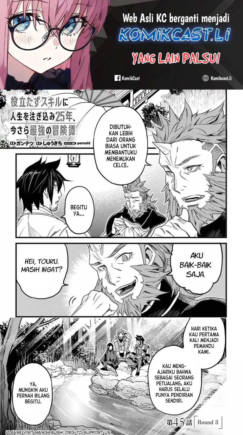 Baca Komik Yakudatazu Skill ni Jinsei o Sosogikomi 25-nen, Imasara Saikyou no Boukentan Midori Kashi no Akira Chapter 45 Gambar 1