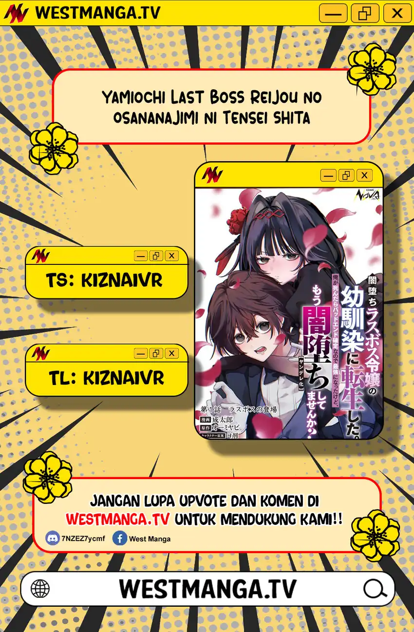 Komik Yami-ochi Rasu Bosu Reijou No Osananajimi Ni Tensei Shita. Ore Ga Shindara Bad End Kakutei Na Node Saikyou Ni Natta Kedo, Mou Yami-ochi “yandere-ka” Shitemasen Ka? Chapter 9 gambar 1