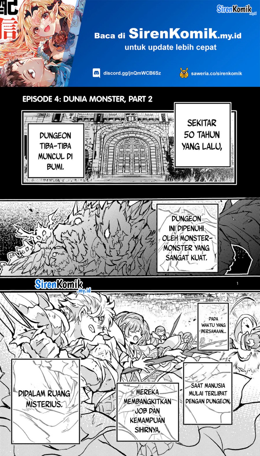 Baca Manga Yamiochi Yuusha no Haishin Haishin~Tsuihousare, Kakushi Boss Beya ni Hourikomareta Kekka, Boss to Tansakushagari Haishin wo Hajimeru~@comic Chapter 4 Gambar 2