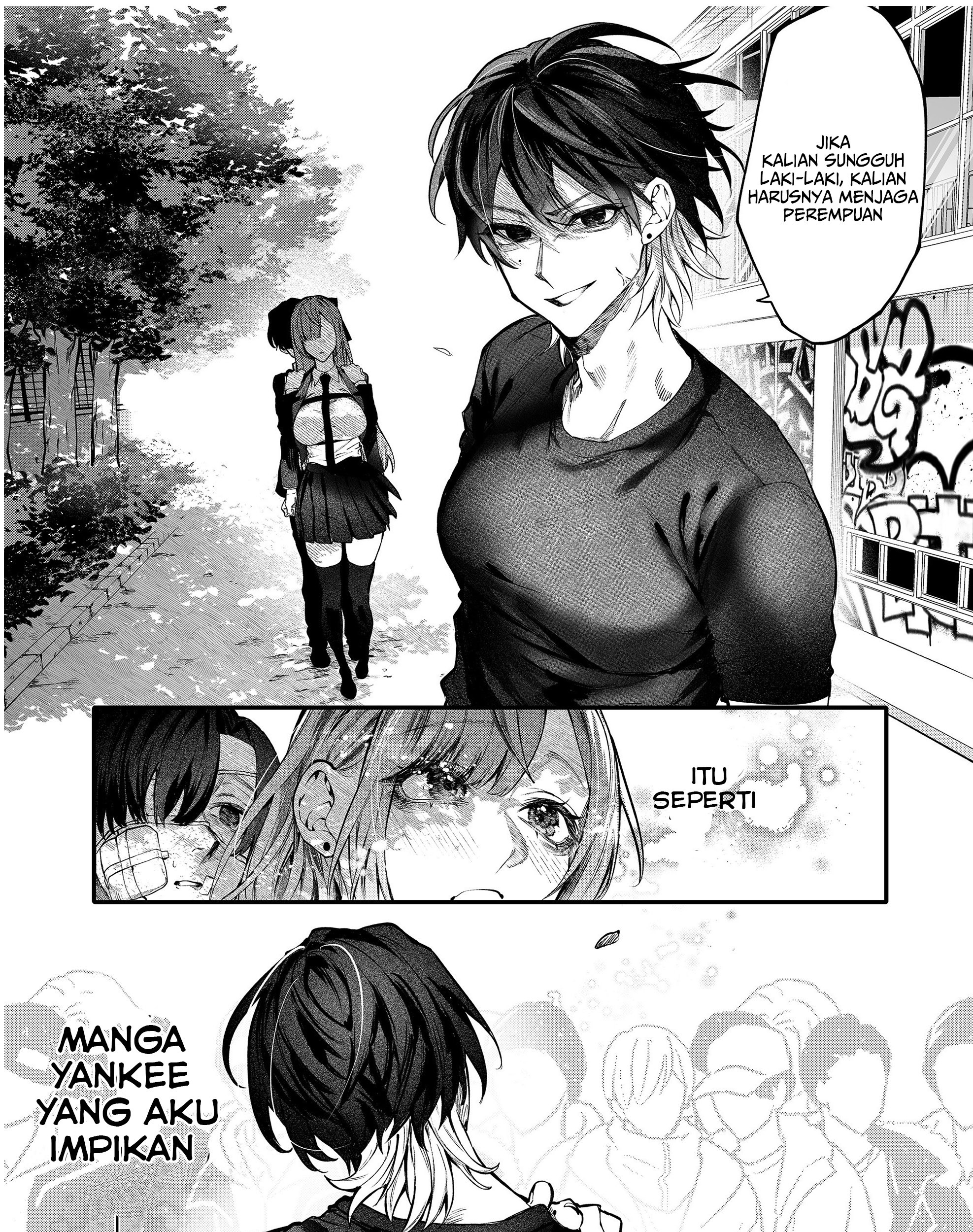 Baca Manga Yankee Koukou ni Ojou-sama Chapter 5 Gambar 2