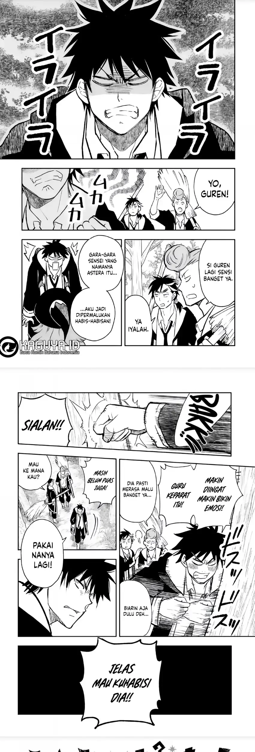 Manga Yanki yo, Tsue o mote! Chapter 2.1 gambar 2