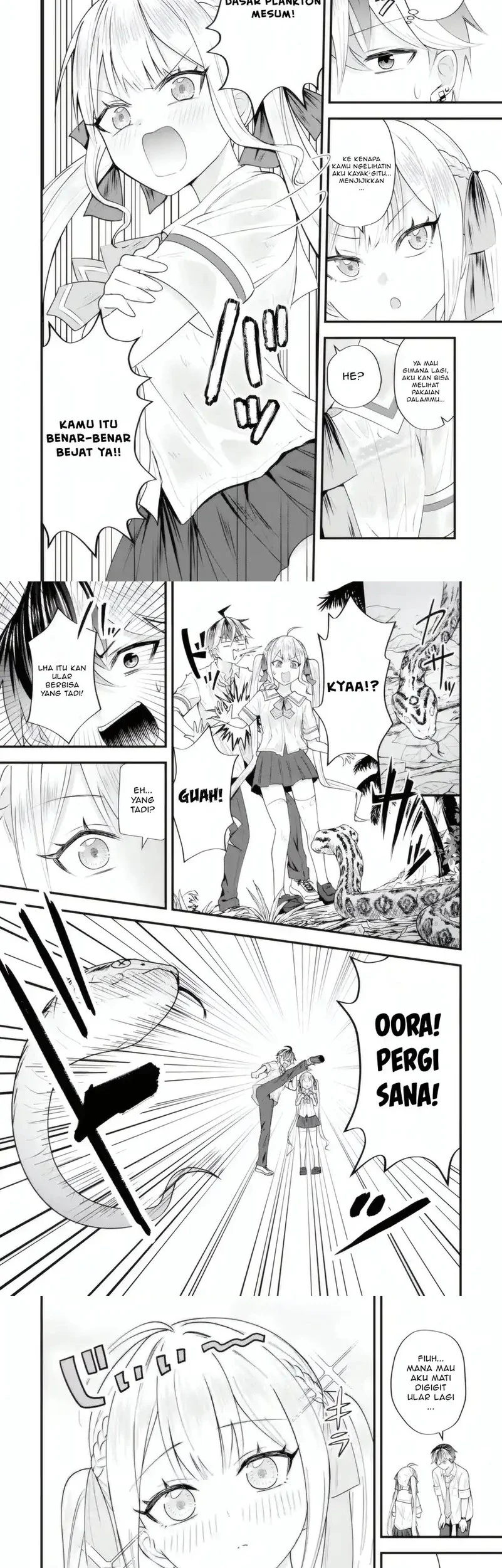 Manga Yarikonda ren’ai game no akuyaku ni tensei shita node, gensaku chishiki de hiroin o kōryaku shimasu Chapter 6.3 gambar nomor 2