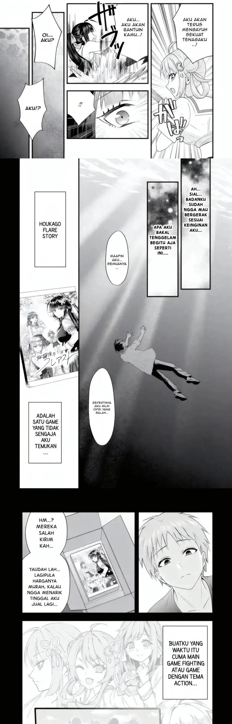 Yarikonda ren’ai game no akuyaku ni tensei shita node, gensaku chishiki de hiroin o kōryaku shimasu Chapter 6.5 Gambar 5