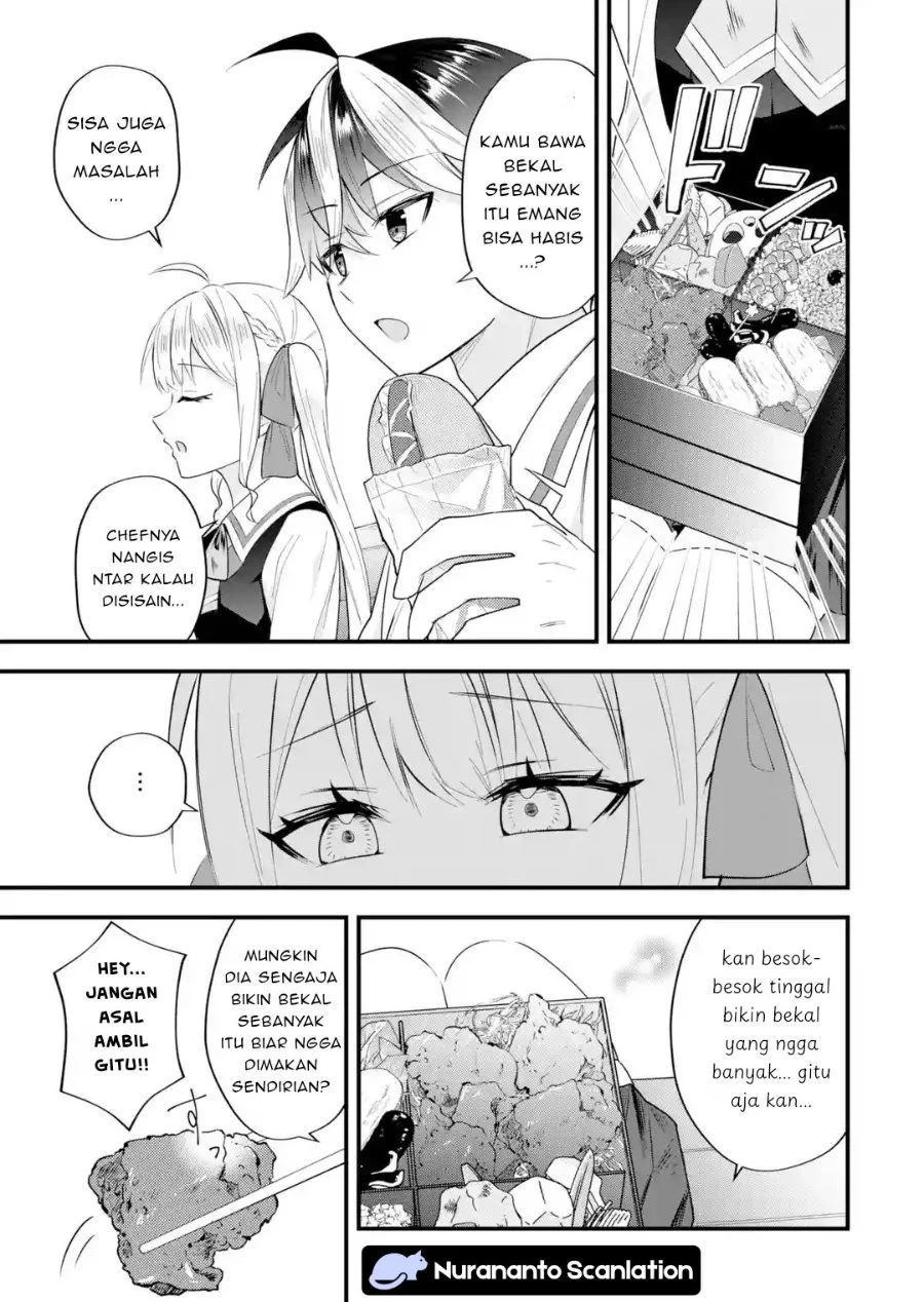 Yarikonda ren’ai game no akuyaku ni tensei shita node, gensaku chishiki de hiroin o kōryaku shimasu Chapter 9.2 Gambar 9