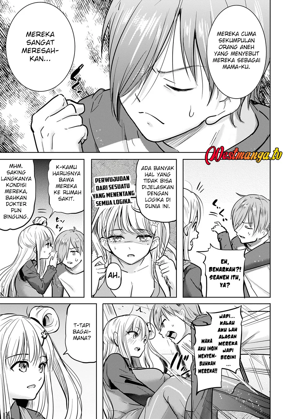 Yonin no Mama no Sei de Ore no Rabukome ga Mama Naranai Chapter 3 Gambar 21