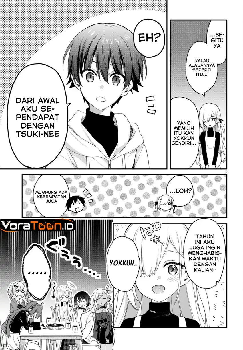 Yonshimai wa Yoru wo Omachikane Chapter 28 Gambar 6