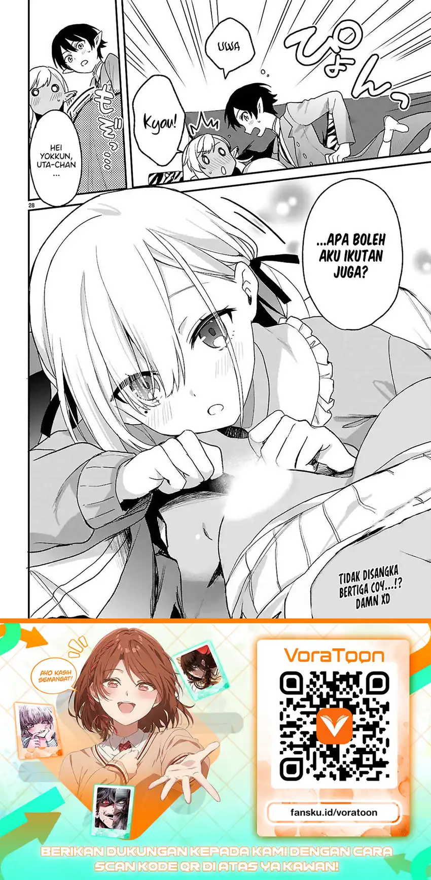 Yonshimai wa Yoru wo Omachikane Chapter 32 Gambar 29