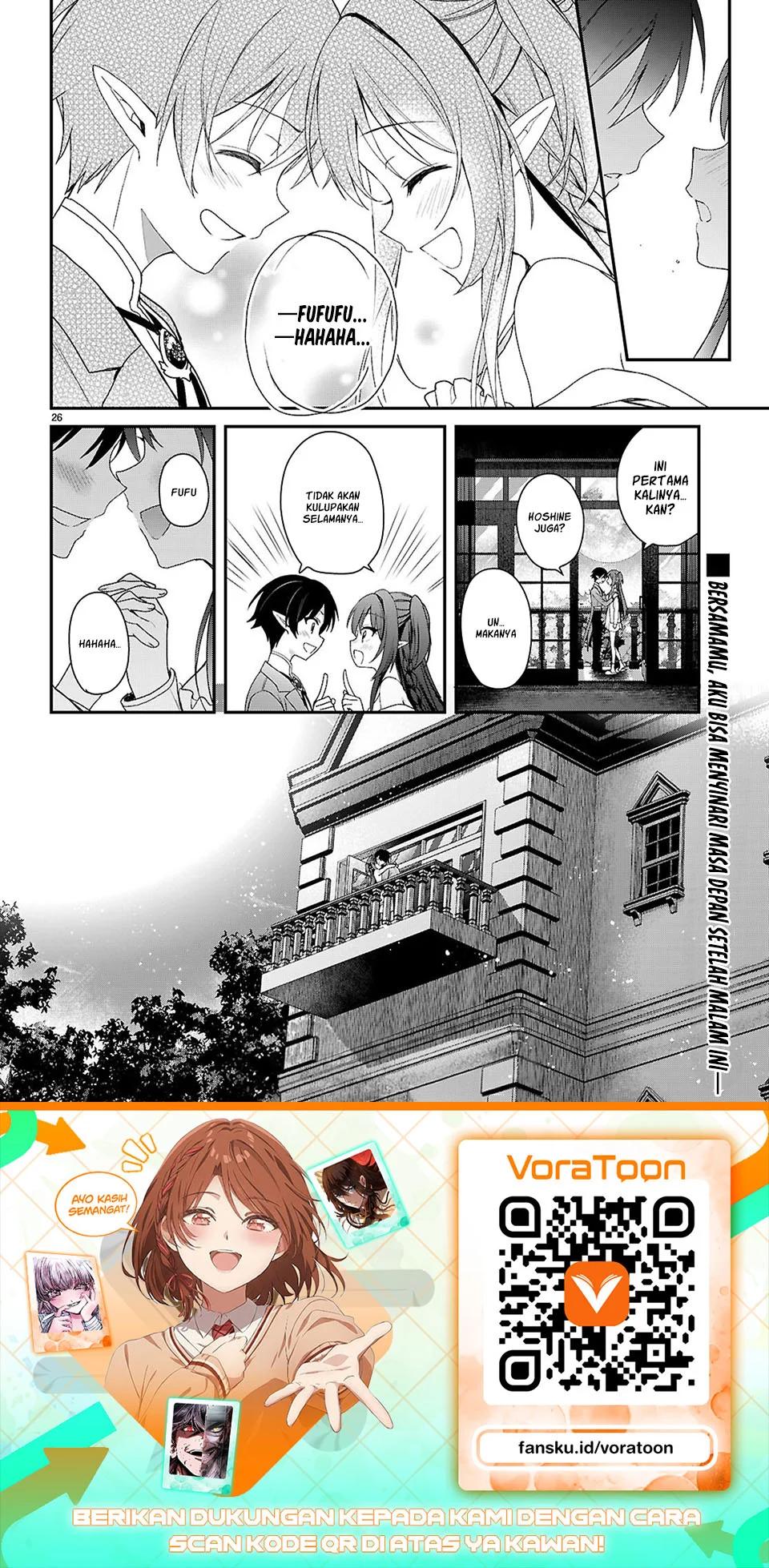 Yonshimai wa Yoru wo Omachikane Chapter 37 Gambar 26