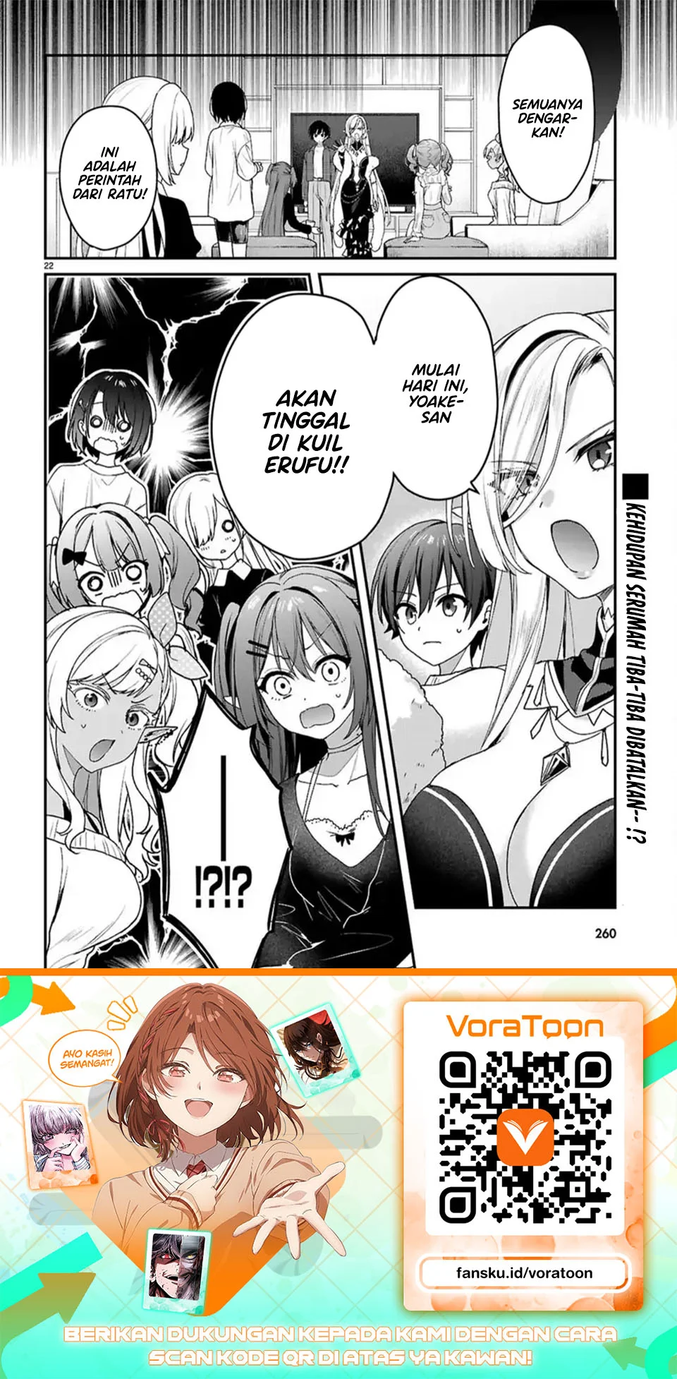 Yonshimai wa Yoru wo Omachikane Chapter 38 Gambar 23