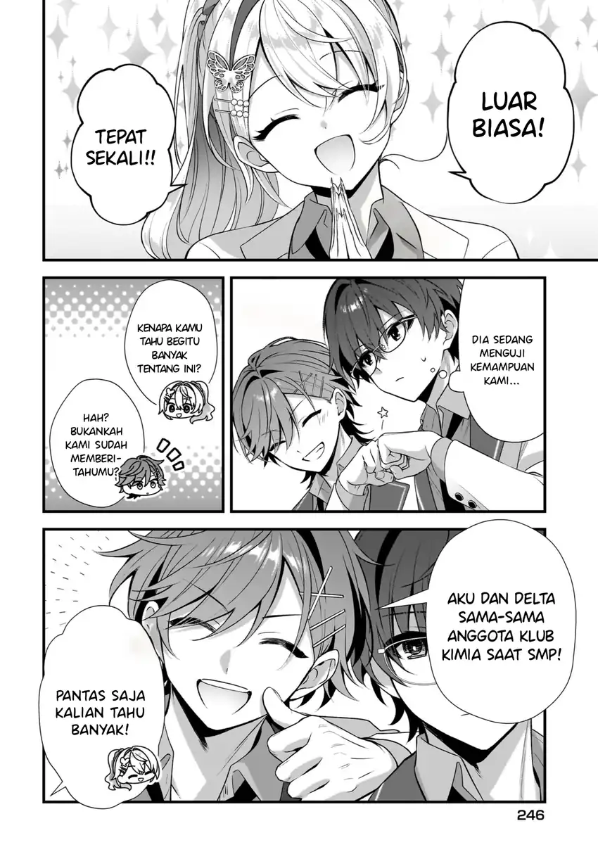 Yotte, Hatsukoi wa Shoumei sareta. Delta to Gamma no Rigakubu Note Chapter 4 Gambar 18