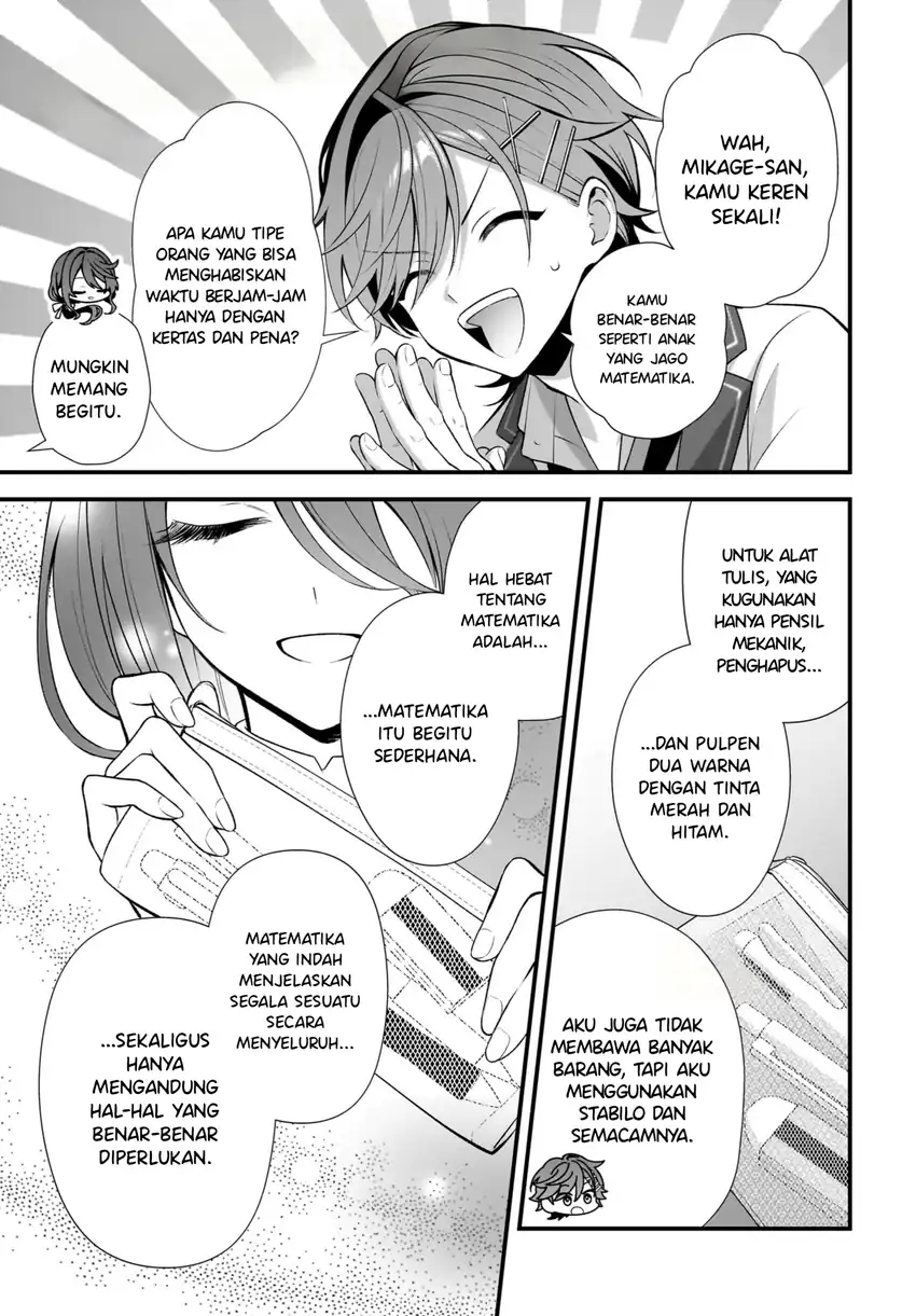 Yotte, Hatsukoi wa Shoumei sareta. Delta to Gamma no Rigakubu Note Chapter 4 Gambar 37