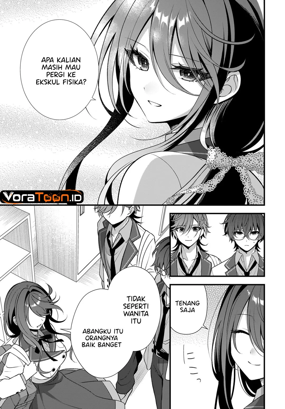 Yotte, Hatsukoi wa Shoumei sareta. Delta to Gamma no Rigakubu Note Chapter 5 Gambar 28