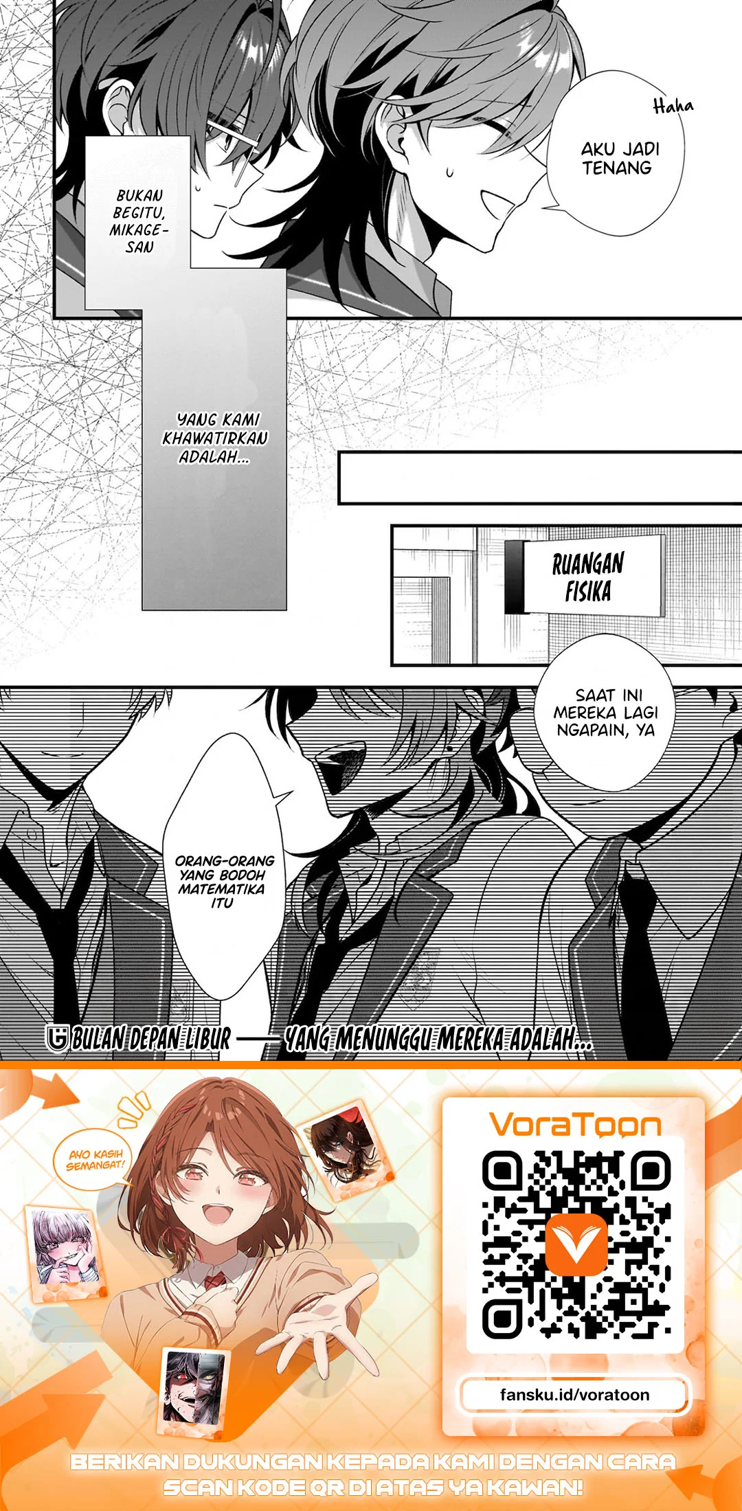 Yotte, Hatsukoi wa Shoumei sareta. Delta to Gamma no Rigakubu Note Chapter 5 Gambar 29