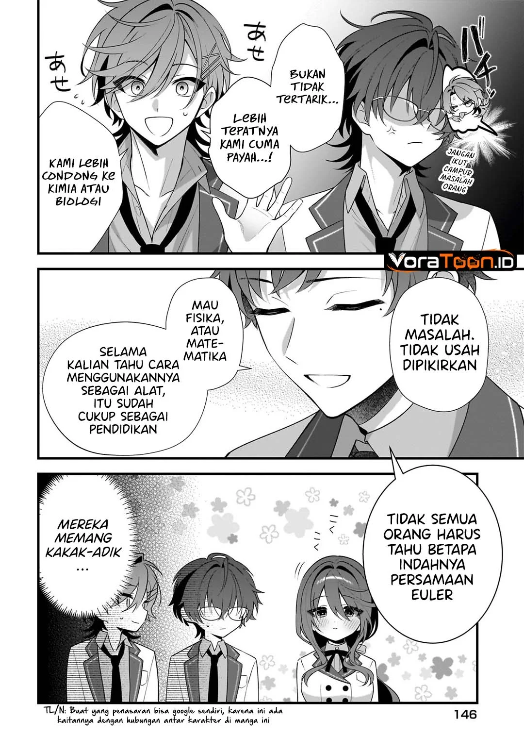 Yotte, Hatsukoi wa Shoumei sareta. Delta to Gamma no Rigakubu Note Chapter 6 Gambar 11