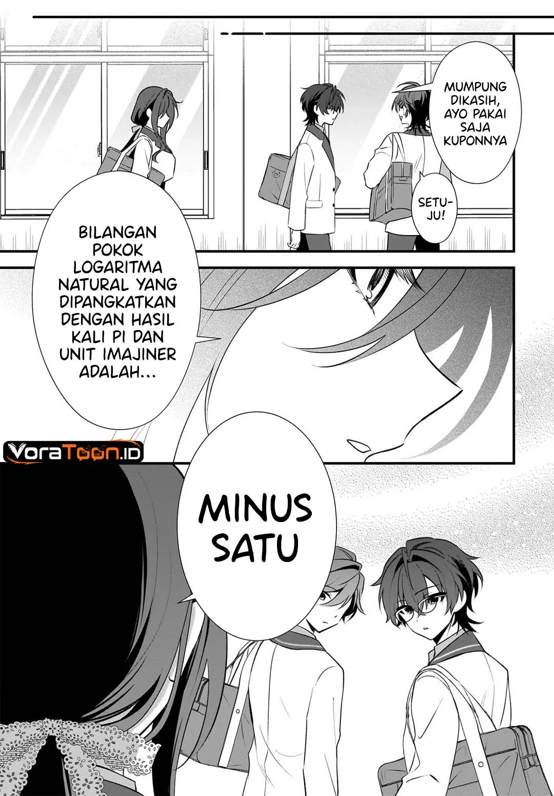 Yotte, Hatsukoi wa Shoumei sareta. Delta to Gamma no Rigakubu Note Chapter 6 Gambar 42