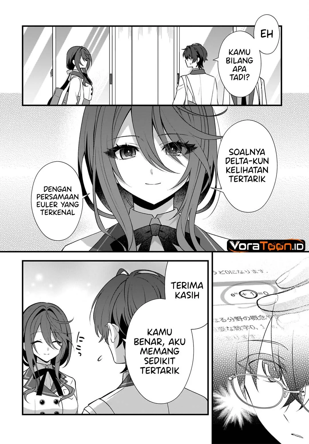 Yotte, Hatsukoi wa Shoumei sareta. Delta to Gamma no Rigakubu Note Chapter 6 Gambar 43