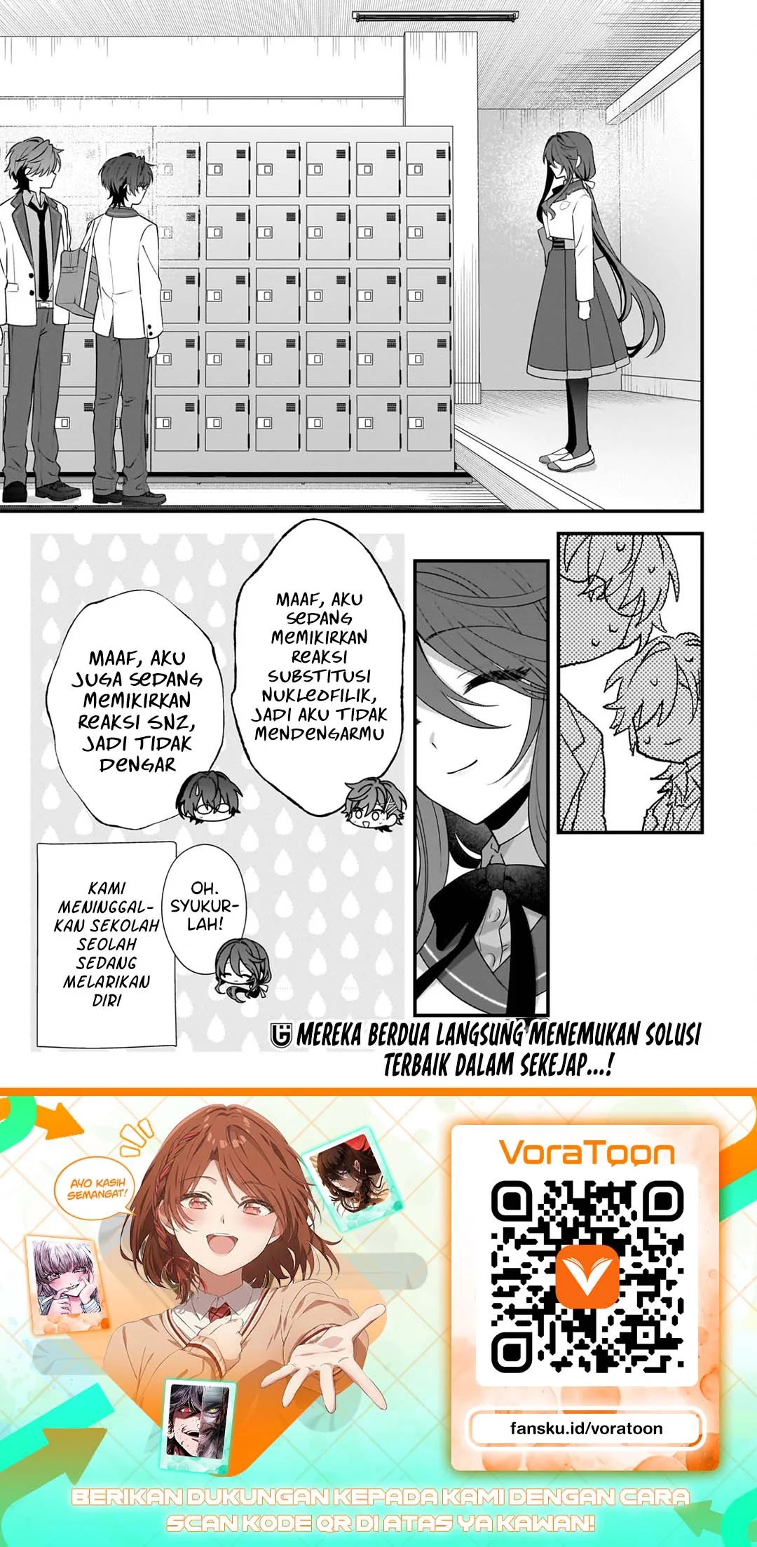 Yotte, Hatsukoi wa Shoumei sareta. Delta to Gamma no Rigakubu Note Chapter 6 Gambar 46