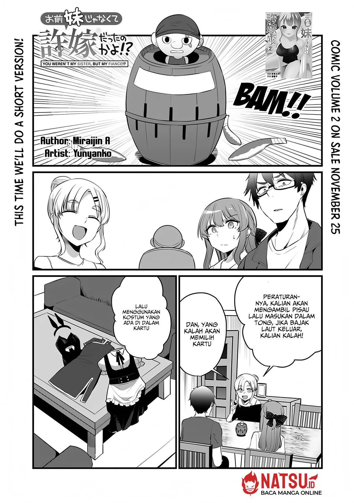 Baca Manga You Weren’t My Sister, But My Fiancee!? (Omae Imouto Janakute Iinazuke Datta no ka yo!?) Chapter 12.5 Gambar 2