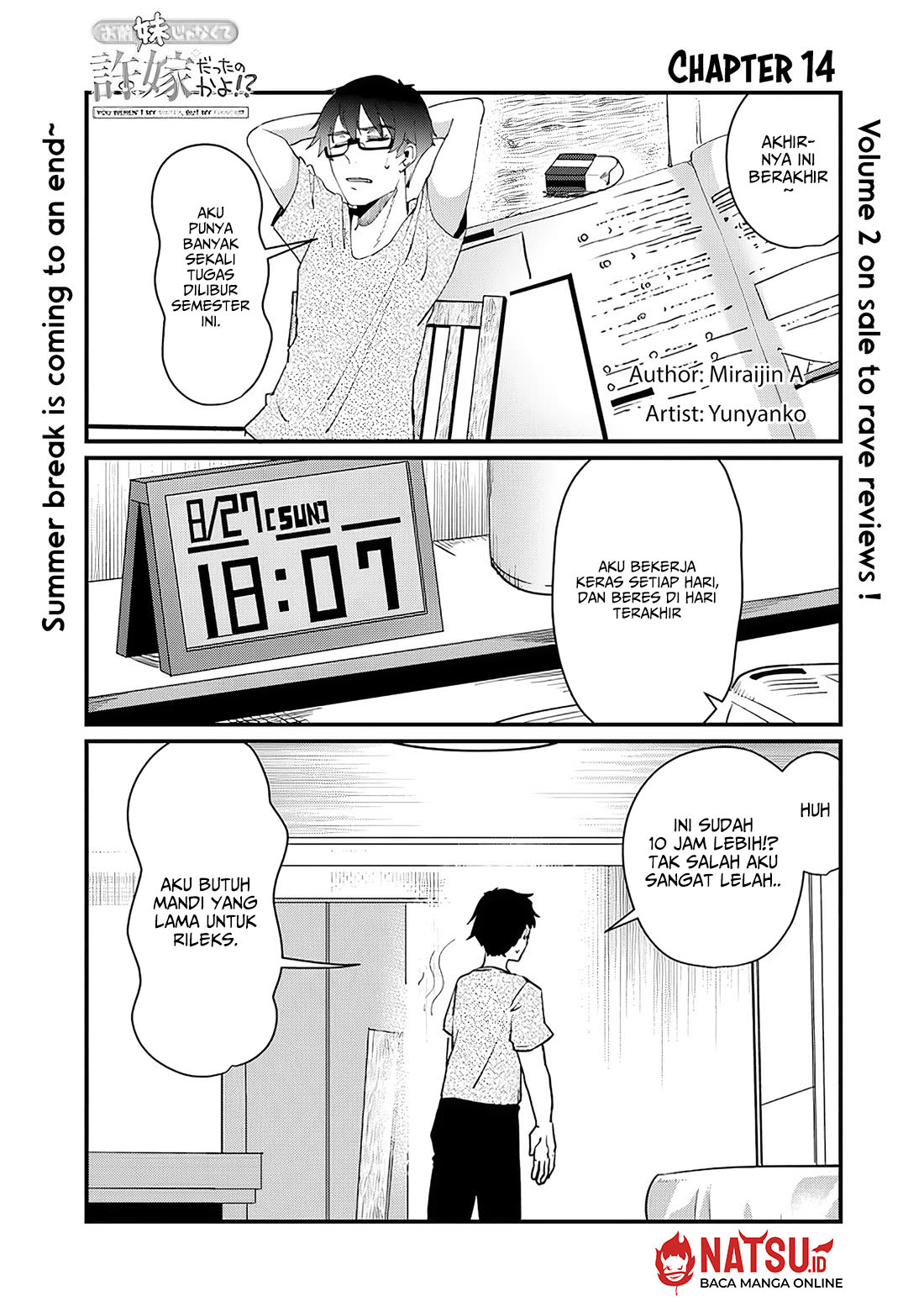 Baca Manga You Weren’t My Sister, But My Fiancee!? (Omae Imouto Janakute Iinazuke Datta no ka yo!?) Chapter 14 Gambar 2