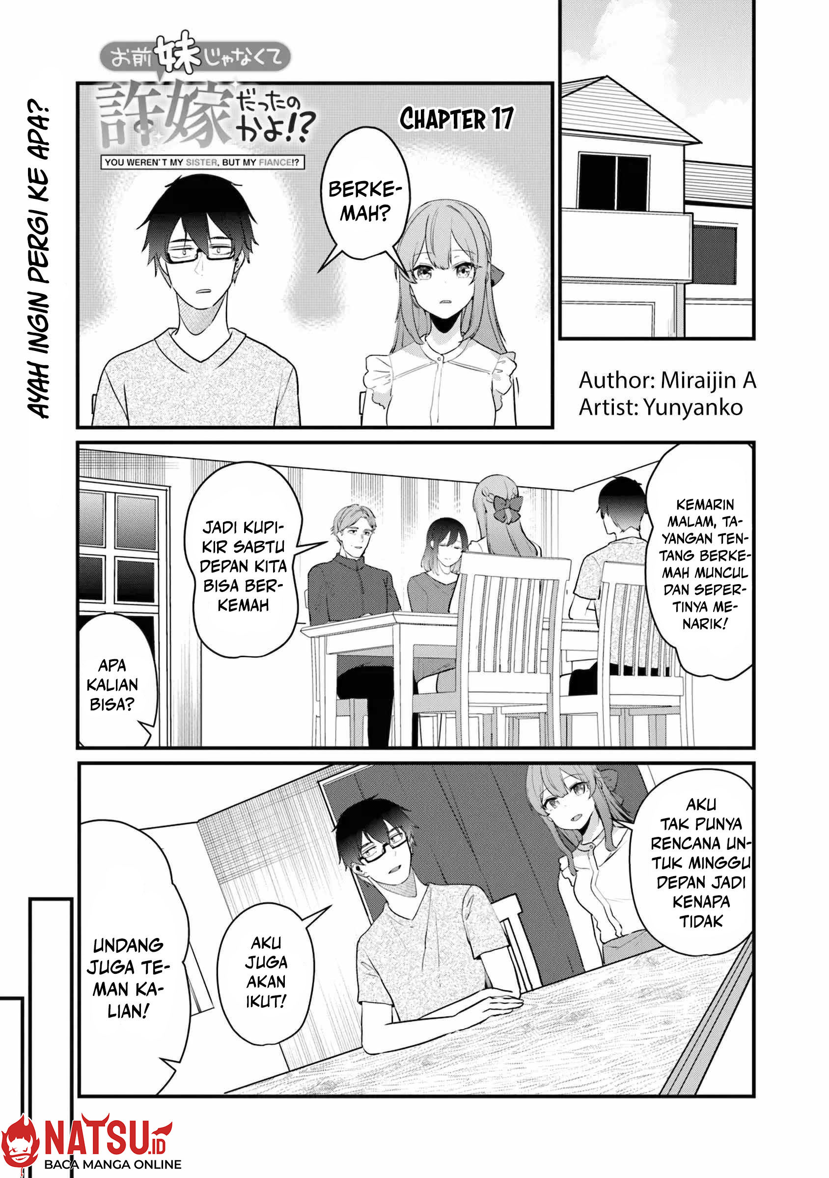 Baca Manga You Weren’t My Sister, But My Fiancee!? (Omae Imouto Janakute Iinazuke Datta no ka yo!?) Chapter 17 Gambar 2
