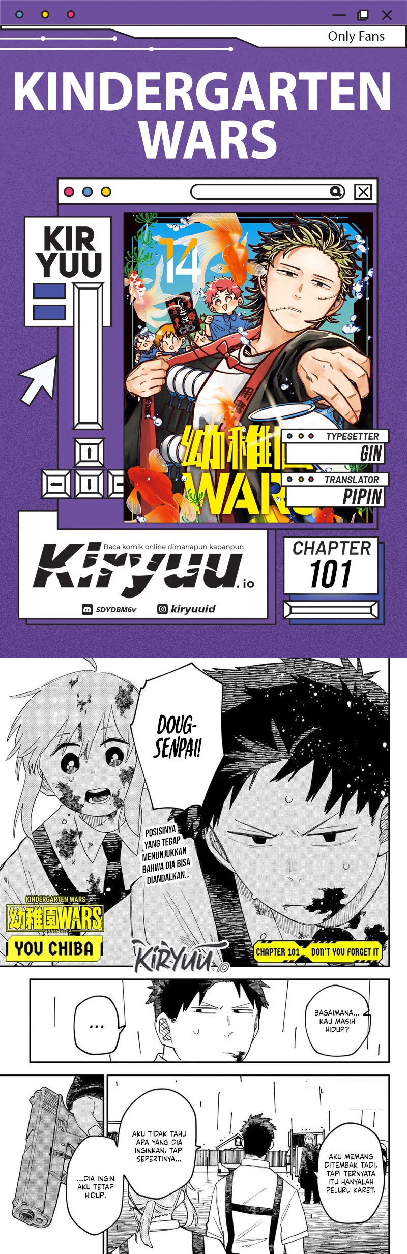 Komik Youchien Wars Chapter 101 gambar nomor 1