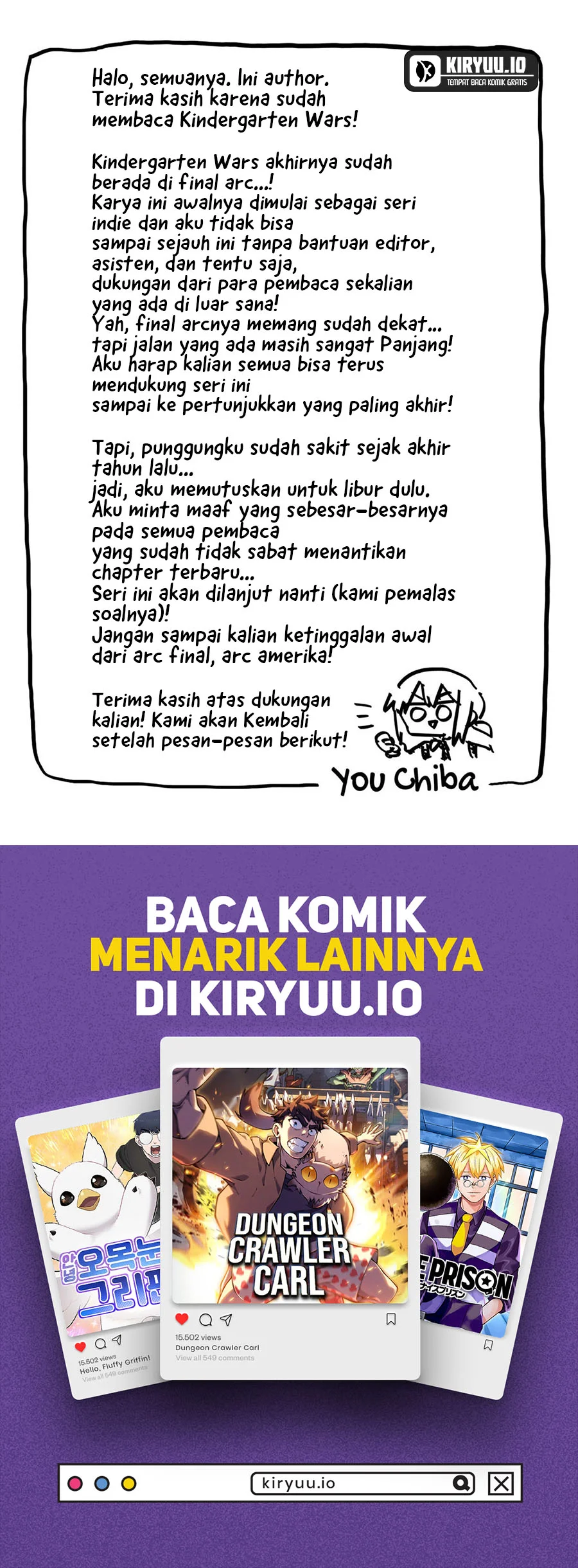 Youchien Wars Chapter 102 Gambar 37