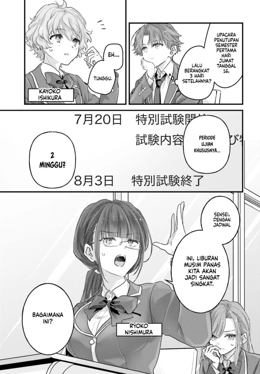 Youkoso Jitsuryoku Shijou Shugi no Kyoushitsu e 2-nensei-hen 2nd Stage Chapter 12 halaman 11