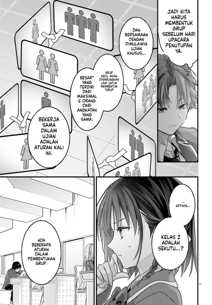 Youkoso Jitsuryoku Shijou Shugi no Kyoushitsu e 2-nensei-hen 2nd Stage Chapter 12 halaman 22