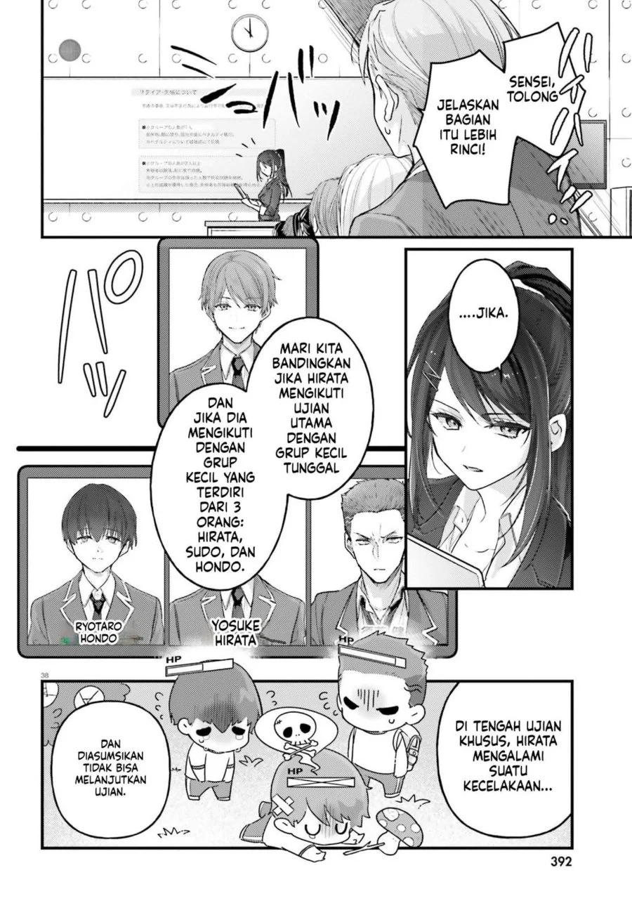 Youkoso Jitsuryoku Shijou Shugi no Kyoushitsu e 2-nensei-hen 2nd Stage Chapter 12 Gambar 34