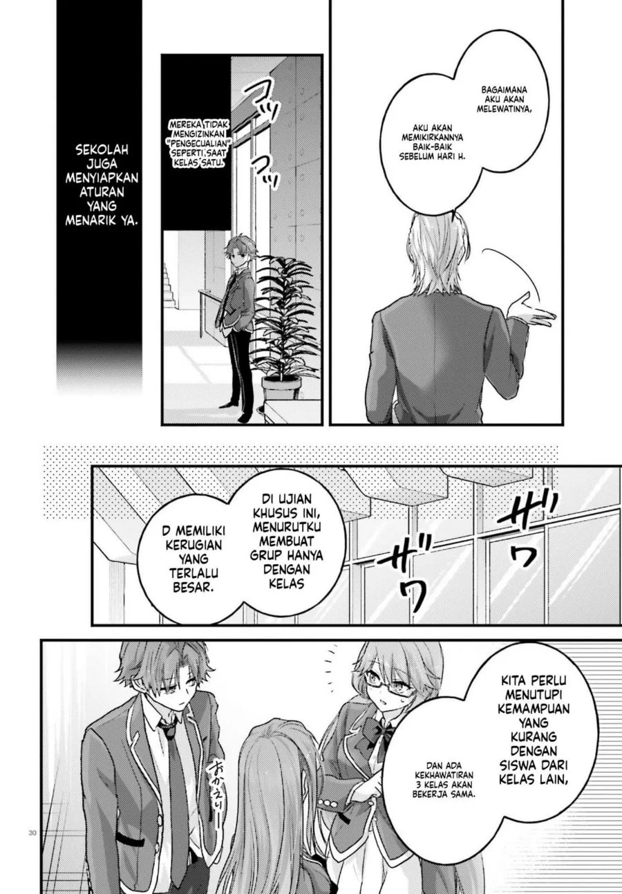 Youkoso Jitsuryoku Shijou Shugi no Kyoushitsu e 2-nensei-hen 2nd Stage Chapter 13 Gambar 30