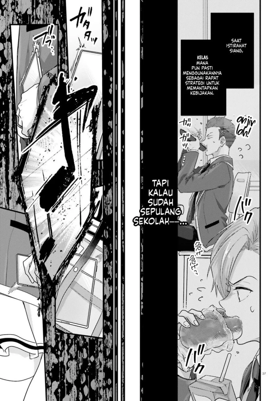 Youkoso Jitsuryoku Shijou Shugi no Kyoushitsu e 2-nensei-hen 2nd Stage Chapter 13 Gambar 37