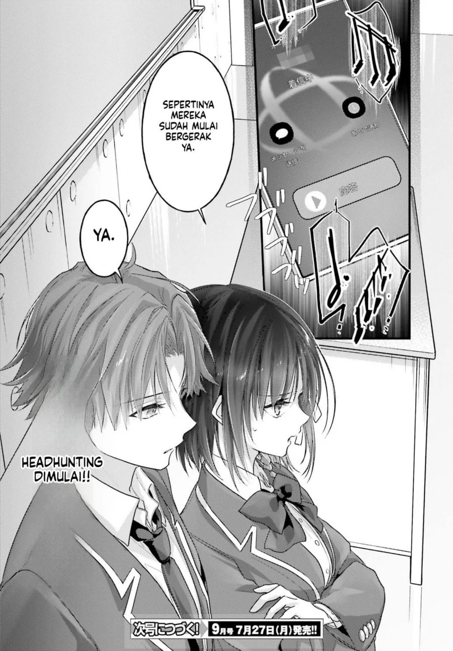 Youkoso Jitsuryoku Shijou Shugi no Kyoushitsu e 2-nensei-hen 2nd Stage Chapter 13 Gambar 39