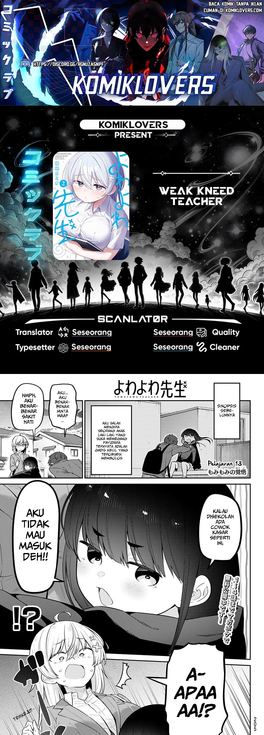 Komik Yowa Yowa Sensei Chapter 13 gambar 1