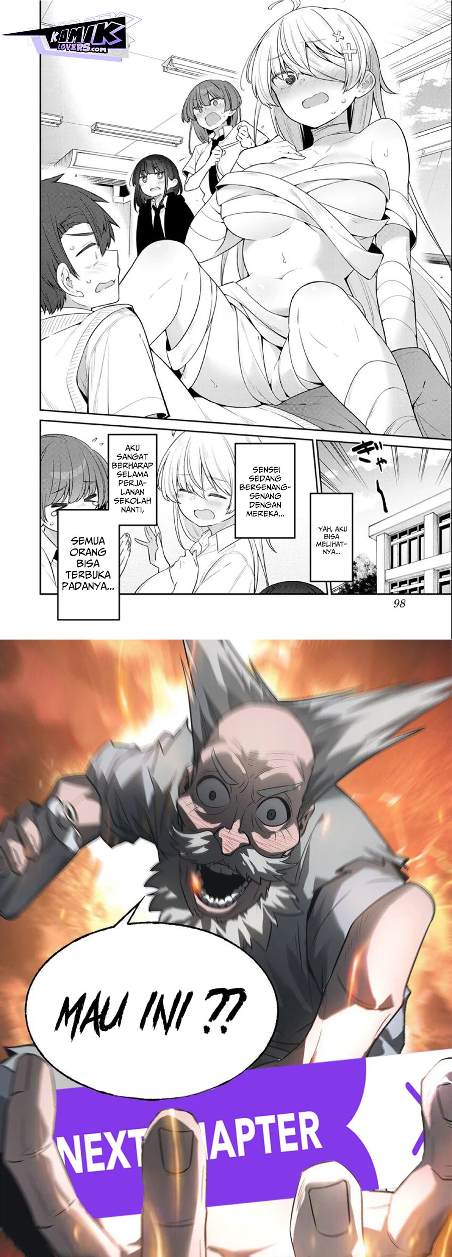 Yowa Yowa Sensei Chapter 15 Gambar 15