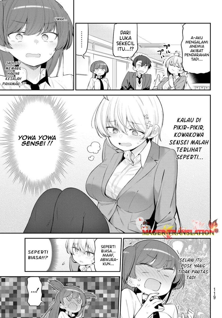 Yowa Yowa Sensei Chapter 7 Gambar 14
