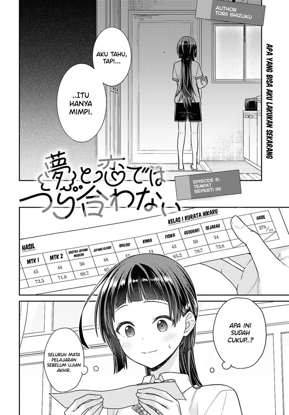 Yume to Koi dewa Tsuriawanai Chapter 5 Gambar 8