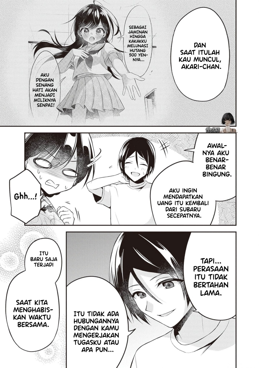 Yuujin ni 500 Yen Kashitara Shakkin no Kata ni Imouto wo Yokoshite Kita Nodakeredo, Ore wa Ittai Dou Sureba Iindarou Chapter 15 Gambar 5