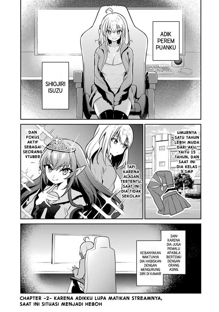 Baca Manga Yuumei VTuber no Ani Dakedo Nazeka Ore ga Yuumei ni Natteita Chapter 1.5 Gambar 2