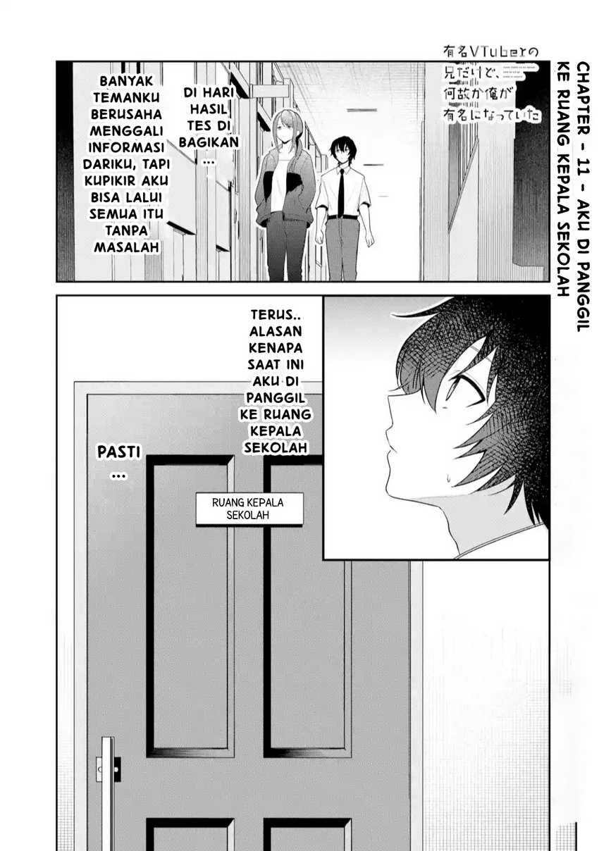 Baca Manga Yuumei VTuber no Ani Dakedo Nazeka Ore ga Yuumei ni Natteita Chapter 11.1 Gambar 2