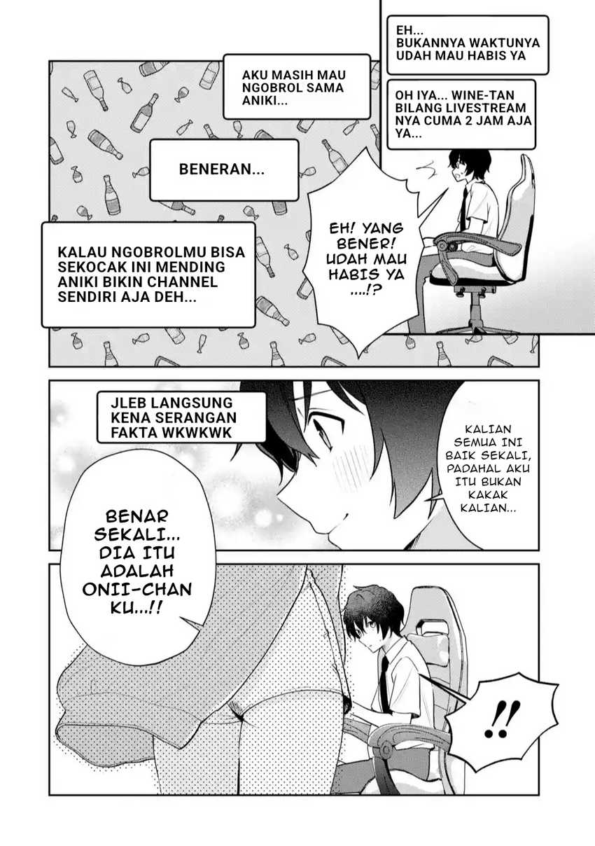 Yuumei VTuber no Ani Dakedo Nazeka Ore ga Yuumei ni Natteita Chapter 12.1 Gambar 9