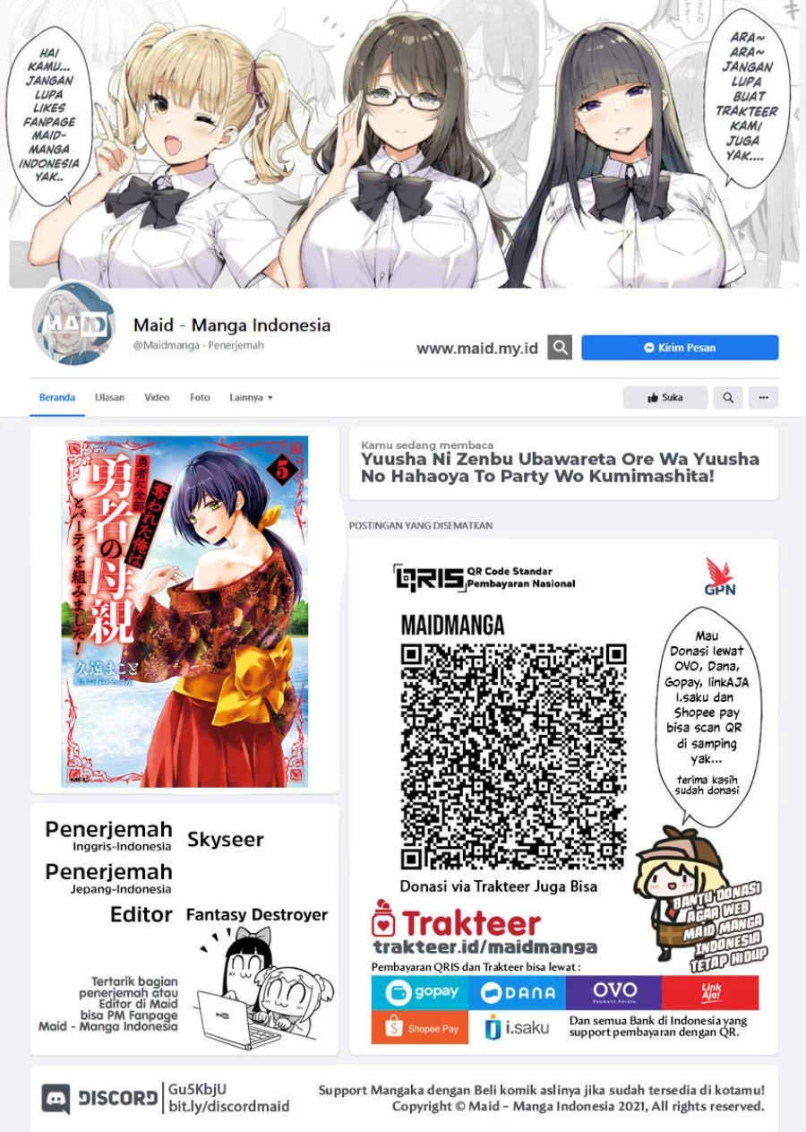 Baca Manga Yuusha ni Zenbu Ubawareta Ore wa Yuusha no Hahaoya to Party wo Kumimashita! Chapter 30 Gambar 2