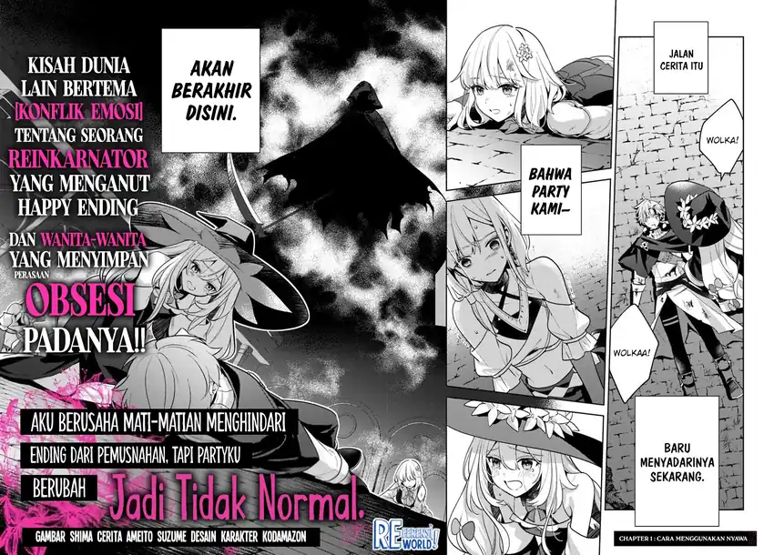 Zenmetsu End o Shi ni Monogurui de Kaihi Shita. Party ga Yanda. Chapter 1 Gambar 3