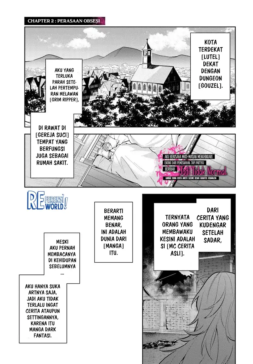 Manga Zenmetsu End o Shi ni Monogurui de Kaihi Shita. Party ga Yanda. Chapter 2.1 gambar 2