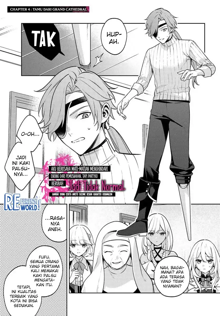 Manga Zenmetsu End o Shi ni Monogurui de Kaihi Shita. Party ga Yanda. Chapter 4.1 gambar 2